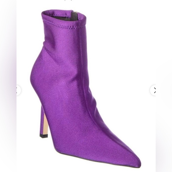 COPY - Good American Neoprene Purple Bootie Women's Kickstand New + Dust Bag - Picture 1 of 9